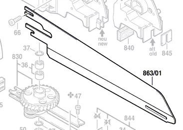 Guide pour scie GFZ 16-35 AC BOSCH